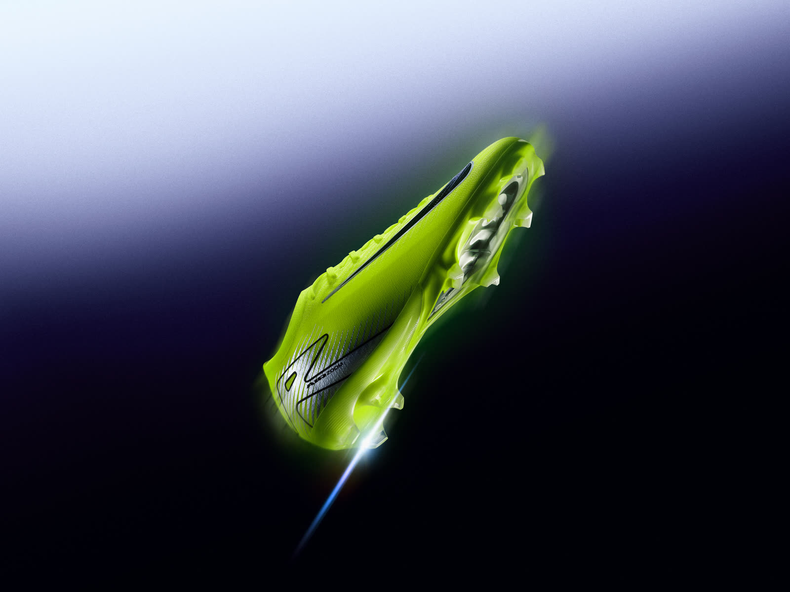 Зелена бутса Nike Mercurial Vapor 16 з колекції Mad Voltage Pack