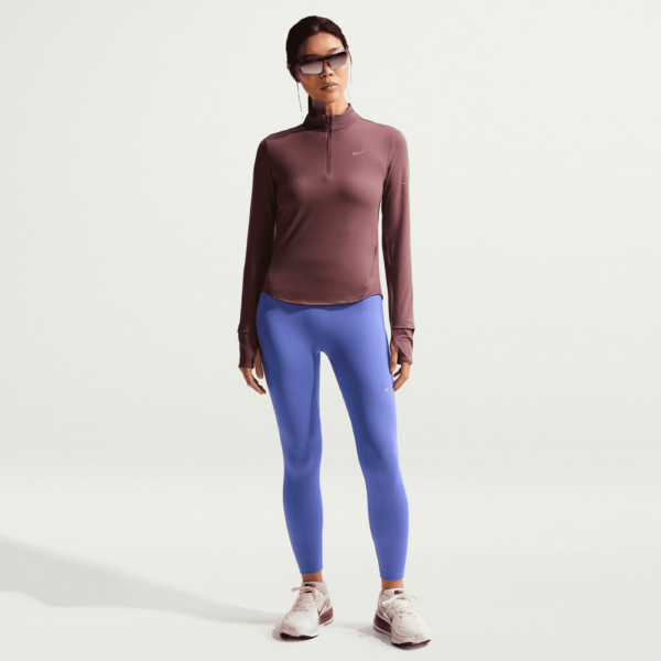 Лонгслів жіночий біговий Nike Swift UV на блискавці Tattoo HQ0499-502