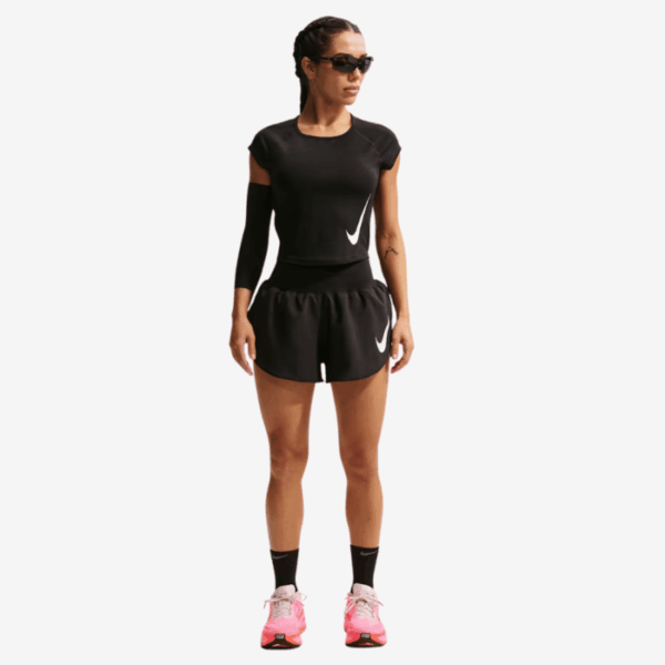 Футболка жіноча бігова Nike Tempo Swoosh Black IF4998-010