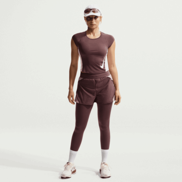 Футболка жіноча бігова Nike Tempo Swoosh Tattoo IF4998-502