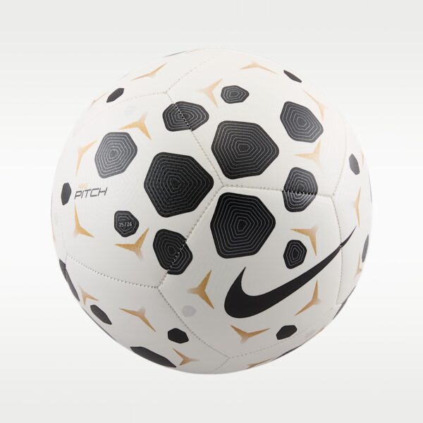 Футбольний м'яч Nike Pitch Fa25 White/Black HV6249-100